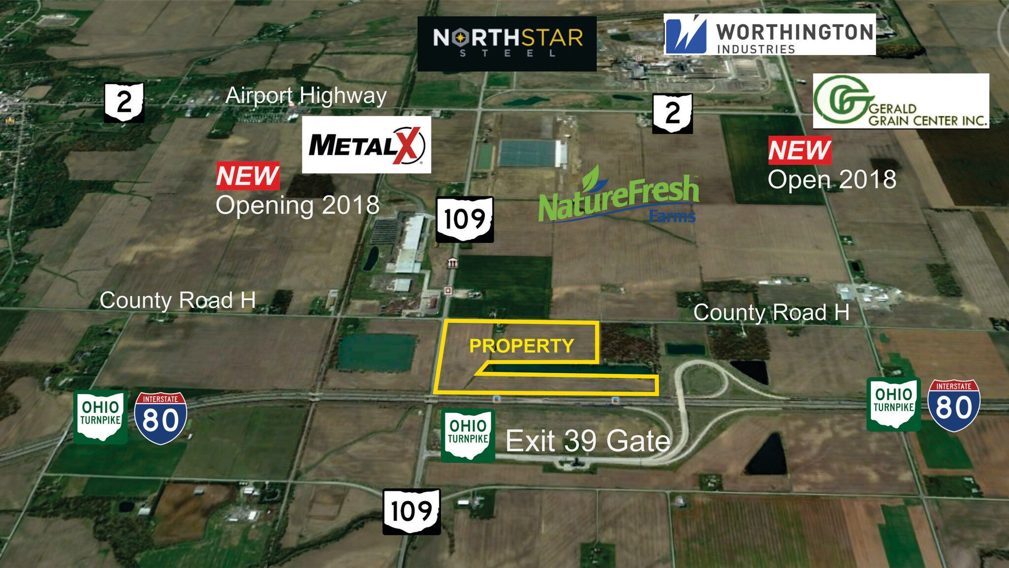 Ohio Turnpike & State Route 109, Delta, OH for sale Other- Image 1 of 1