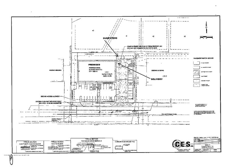 500 E Leffler St, Dodgeville, WI for lease - Site Plan - Image 3 of 3