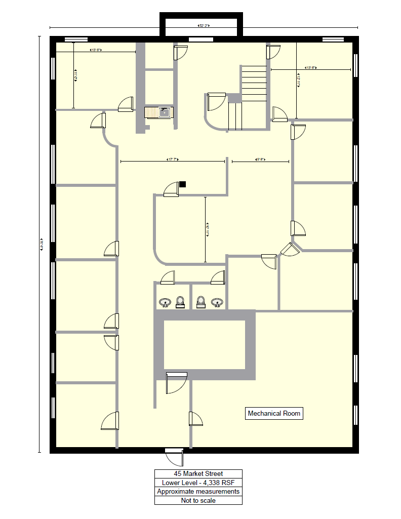 45 Market St, Manchester, NH à louer Plan d  tage- Image 1 de 1