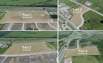 West US Highway 80, Terrell, TX - AERIAL  map view