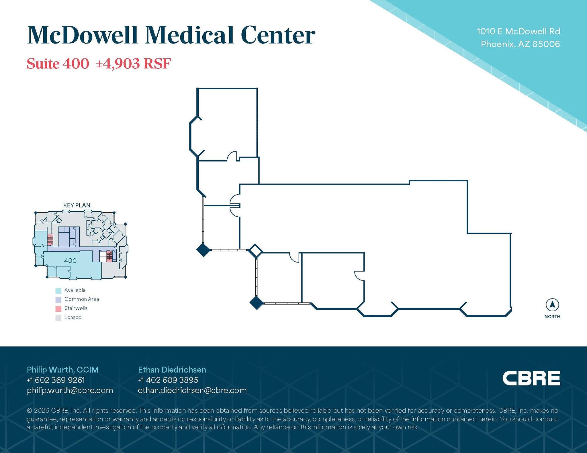 1010 E McDowell Rd, Phoenix, AZ à louer Photo intérieure- Image 1 de 1