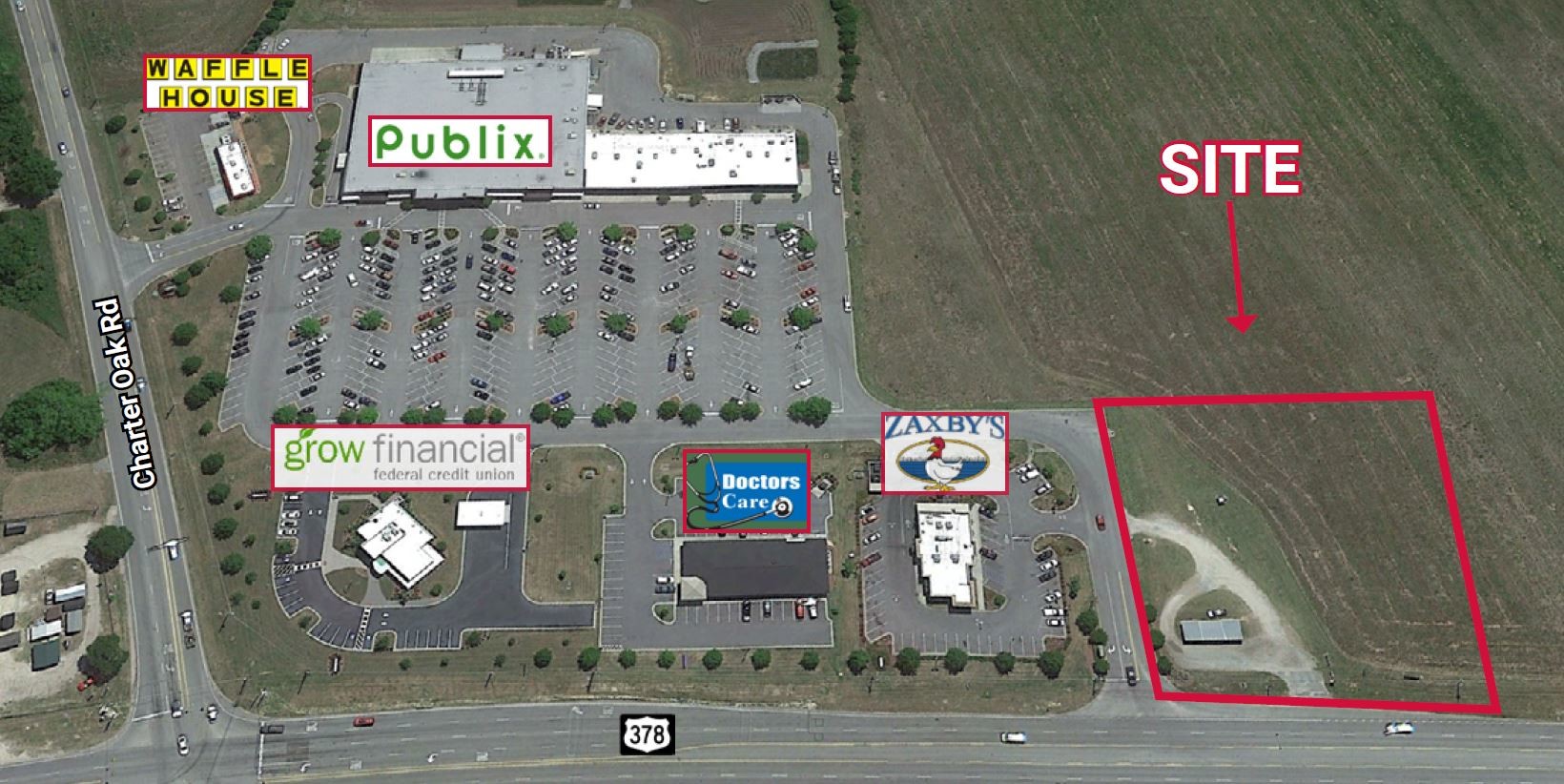 Highway 378, Lexington, SC for sale Aerial- Image 1 of 1