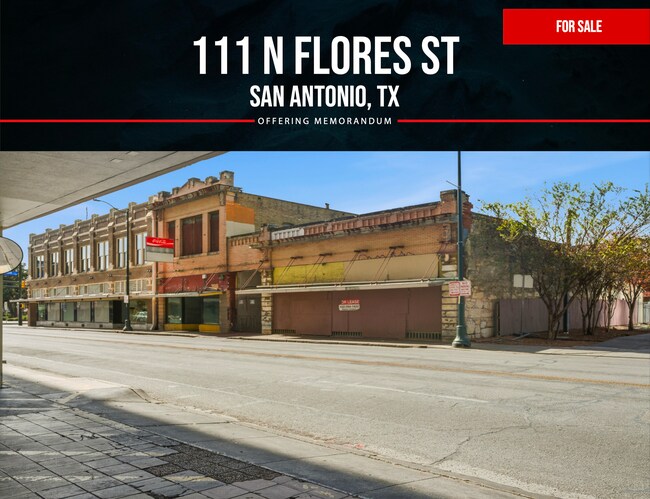 Plus de détails pour 111-113 N Flores St, San Antonio, TX - Commerce de détail à vendre