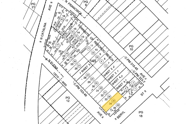 502 N Elena Ave, Redondo Beach, CA for sale - Plat Map - Image 2 of 44
