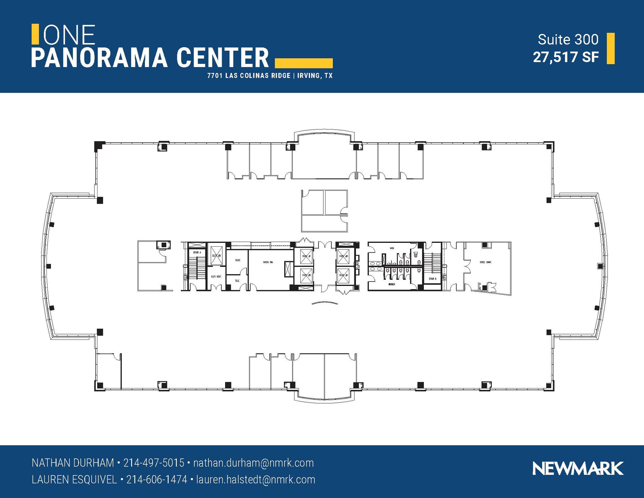 7701 Las Colinas Rdg, Irving, TX for lease Floor Plan- Image 1 of 1