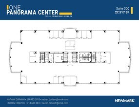 7701 Las Colinas Rdg, Irving, TX for lease Floor Plan- Image 1 of 1