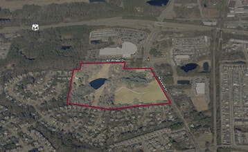 1205 N Salem St, Apex, NC - AERIAL map view - Image1