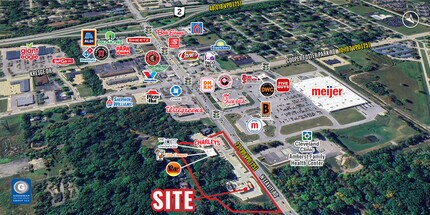 5153 Leavitt Rd, Lorain, OH - Aérien  Vue de la carte - Image1