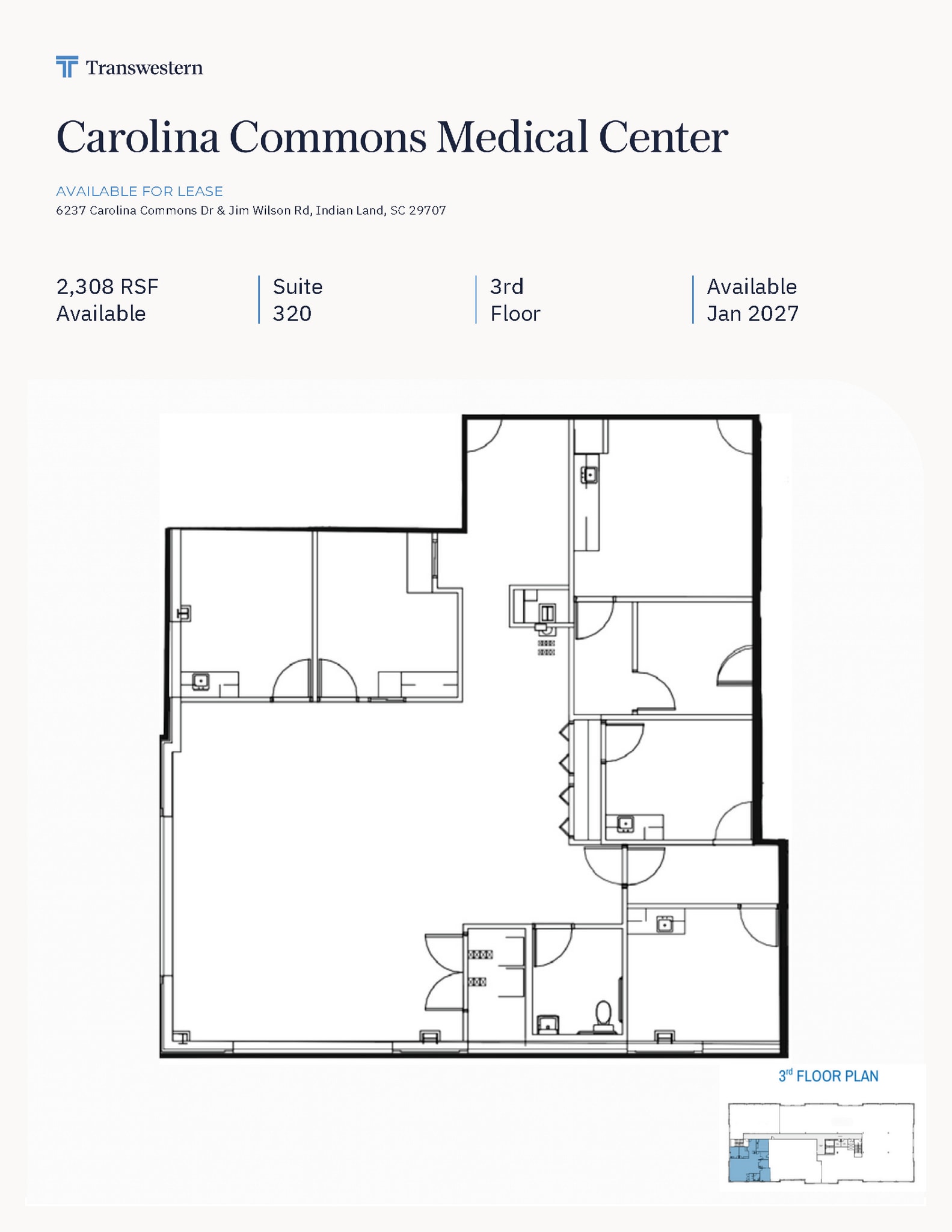 6237 Carolina Commons Dr, Indian Land, SC for lease Floor Plan- Image 1 of 1