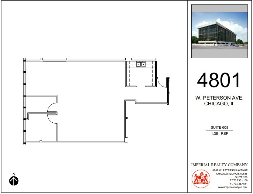 4801 W Peterson Ave, Chicago, IL à louer Plan d  tage- Image 1 de 4