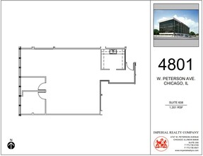 4801 W Peterson Ave, Chicago, IL à louer Plan d  tage- Image 1 de 4