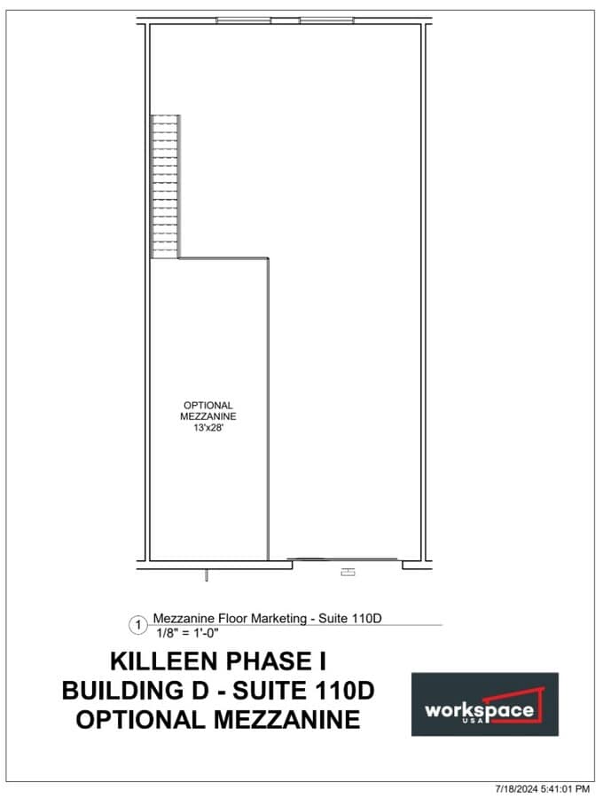 704 Progress Dr, Killeen, TX 76543 - Unité 110D -  - Plan d’étage - Image 2 of 2