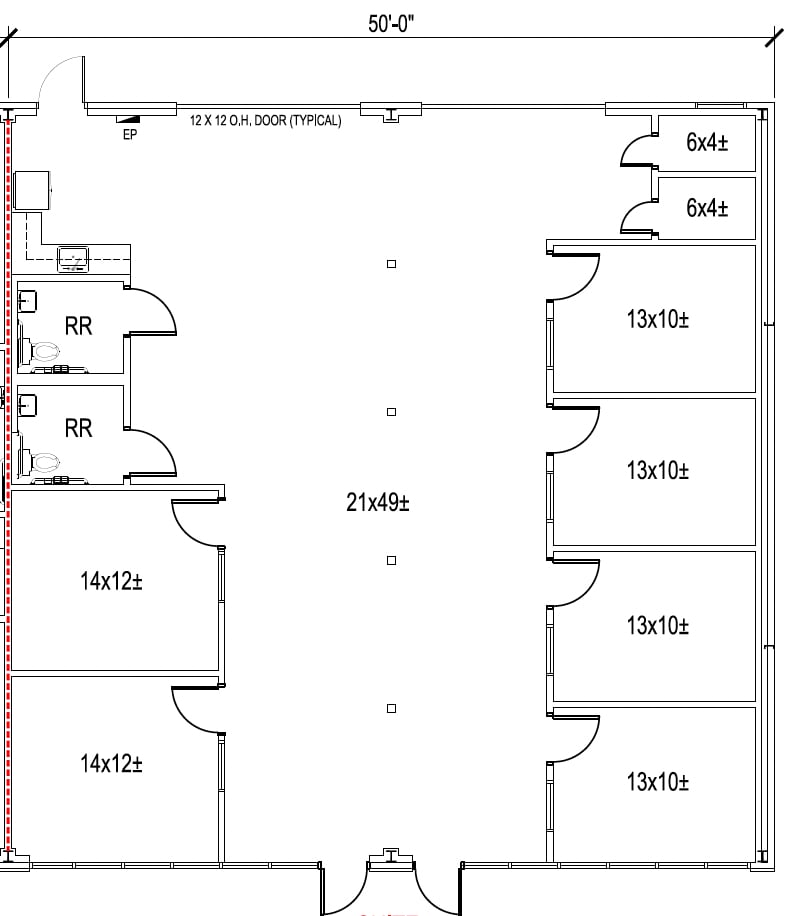 15520 Highway 114, Justin, TX à louer Plan d’étage- Image 1 de 1