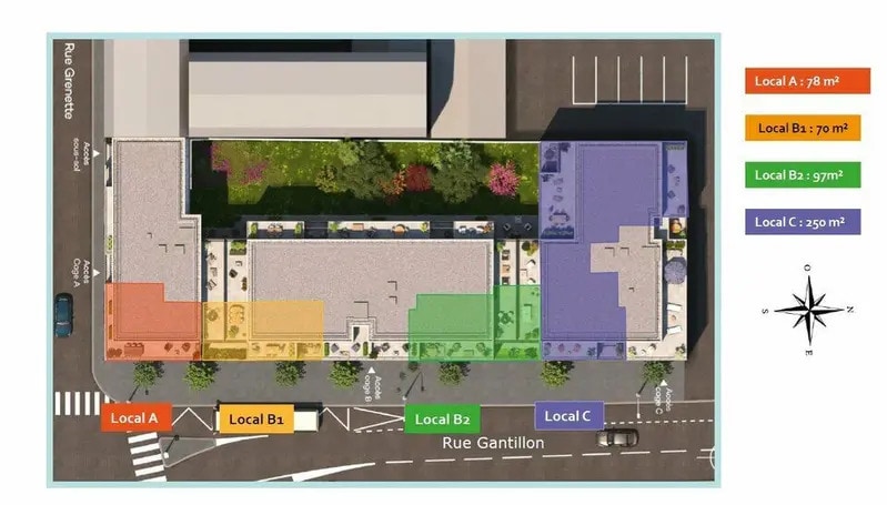 29 Rue Gantillon, Villefranche-sur-Saône à louer - Plan de site - Image 3 de 5
