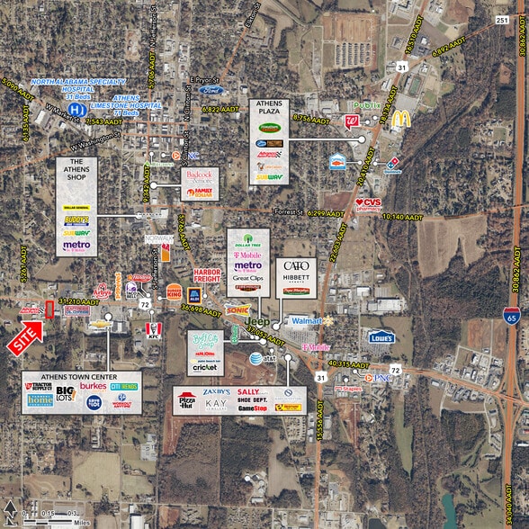 0 Highway 72, Athens, AL à vendre - Aérien - Image 2 de 3