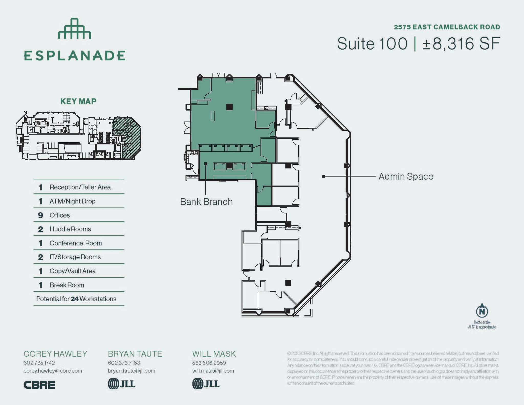 2575 E Camelback Rd, Phoenix, AZ for lease Floor Plan- Image 1 of 1