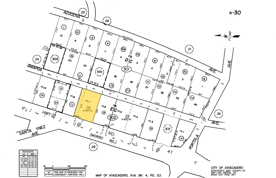 8575 Morro Rd, Atascadero, CA à vendre - Plan cadastral - Image 1 de 1