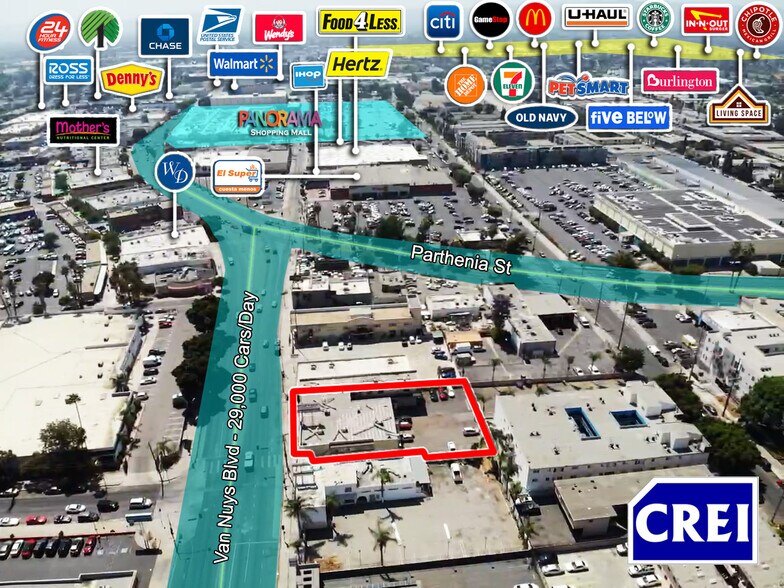 8741-8747 Van Nuys Blvd, Panorama City, CA à vendre - Photo du bâtiment - Image 2 de 9