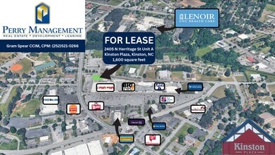 2400-2405 N Heritage St, Kinston, NC for lease Site Plan- Image 1 of 2