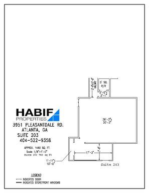 3951 Pleasantdale Rd, Doraville, GA for lease Floor Plan- Image 1 of 3