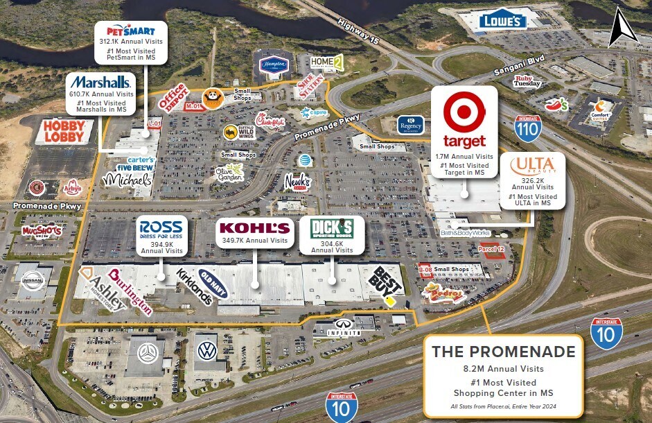 Pad 12 Bobby Eleuterius Blvd, Diberville, MS for lease Primary Photo- Image 1 of 14