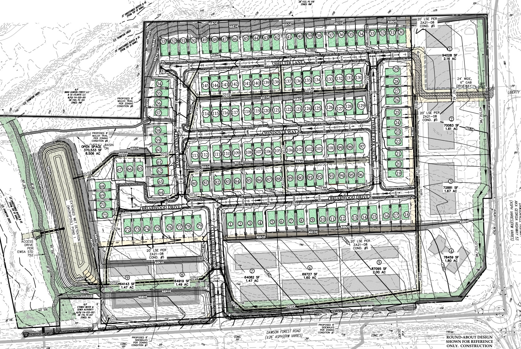 Highway 53, Dawsonville, GA à vendre Plan de site- Image 1 de 2