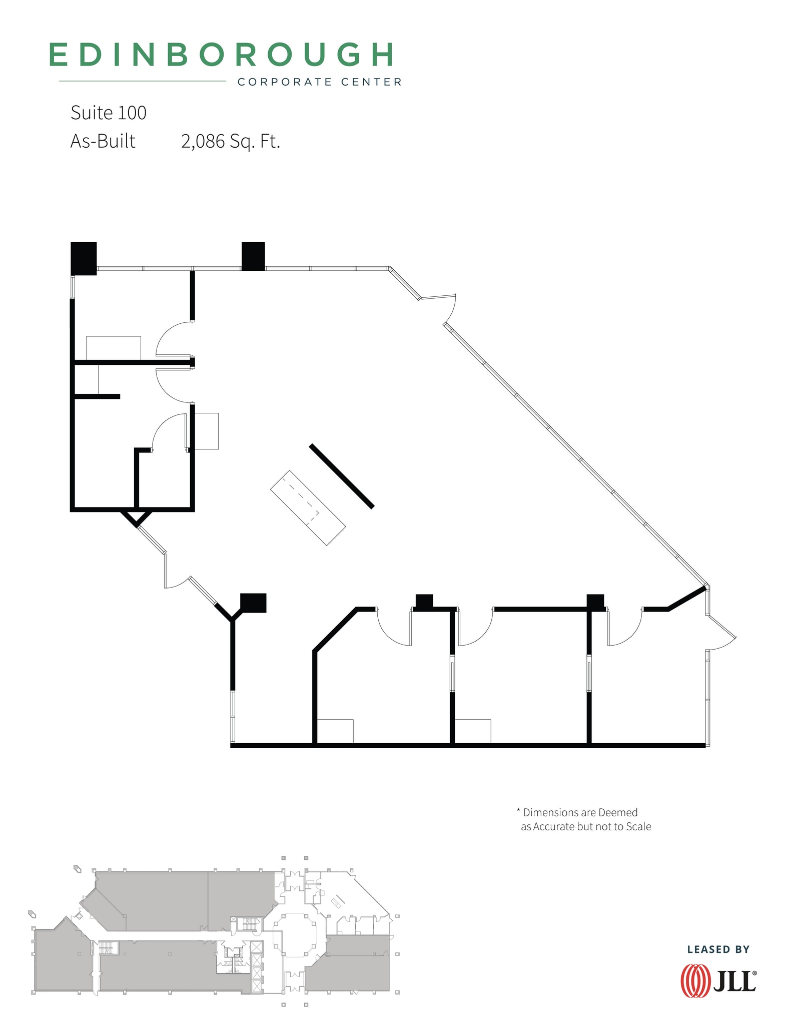 3300 Edinborough Way, Edina, MN à louer Plan d’étage- Image 1 de 1