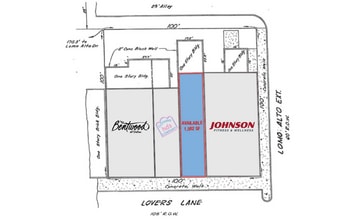 NEQ Lovers Lane and D.N. Tollway, Dallas, TX for lease Site Plan- Image 1 of 1