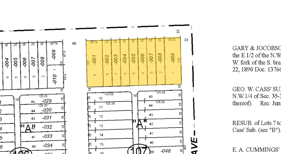 W 31st St & Central Park Ave, Chicago, IL à louer - Plan cadastral - Image 2 de 2