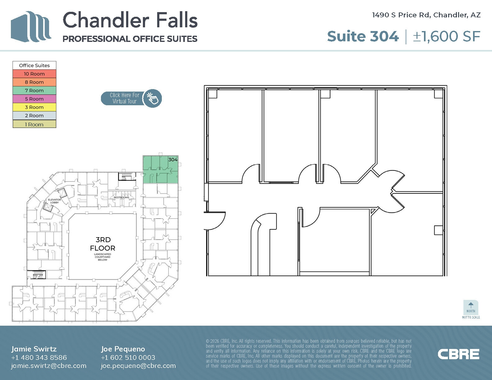 1490 S Price Rd, Chandler, AZ for lease Floor Plan- Image 1 of 7