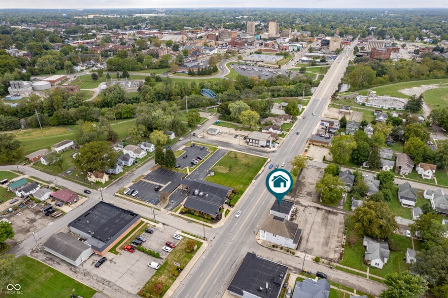 616-721 E 8th St, Anderson, IN à vendre - Aérien - Image 2 de 7