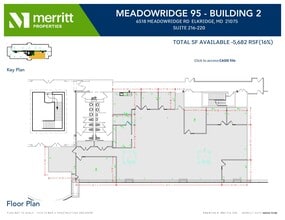 6518 Meadowridge Rd, Elkridge, MD à louer Plan d’étage- Image 1 de 1