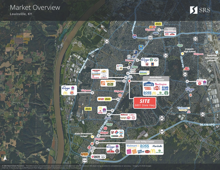 6801 Dixie Hwy, Louisville, KY à louer - Aérien - Image 2 de 8