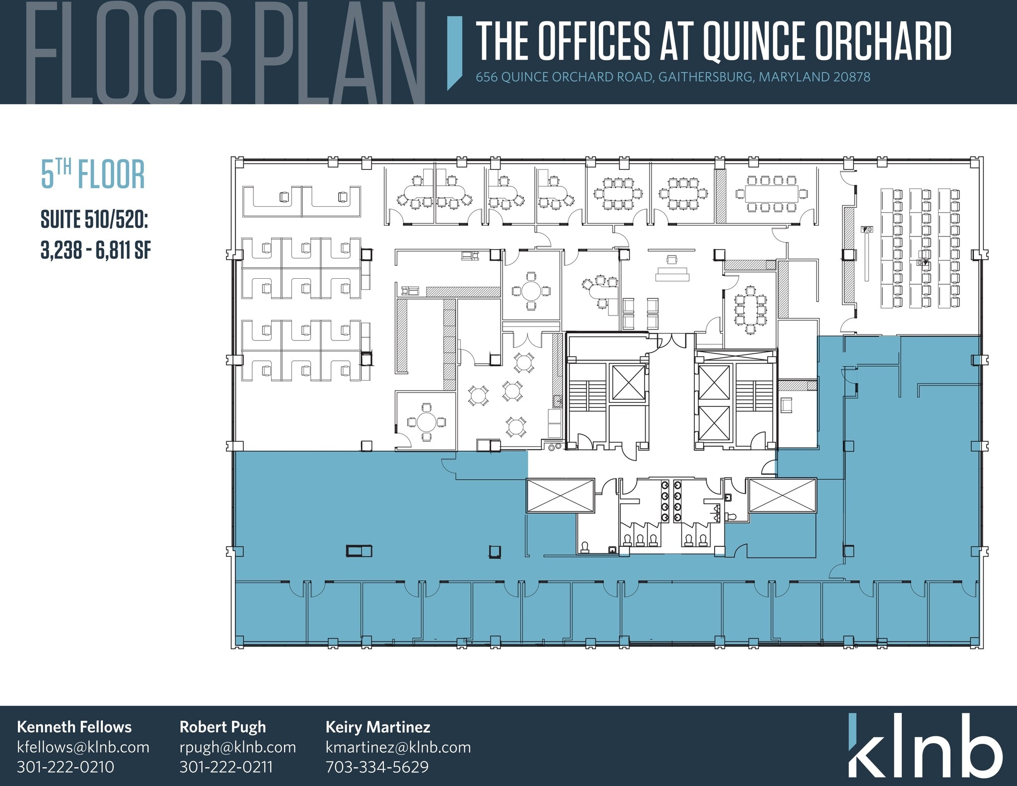 656 Quince Orchard Rd, Gaithersburg, MD for lease Floor Plan- Image 1 of 7