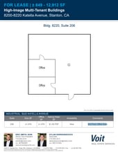 8200-8220 Katella Ave, Stanton, CA à louer Plan d’étage- Image 1 de 1