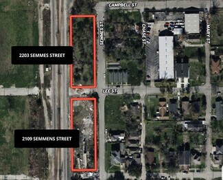 Plus de détails pour 2109 & 2203 Semmes St – Terrain à vendre, Houston, TX