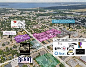 140 E Main St, Lewisville, TX - Aerial map view