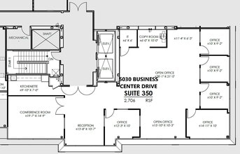 5030 Business Center Dr, Fairfield, CA à louer Plan d’étage- Image 1 de 1