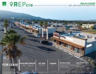 Plus de détails pour 6503-6559 N Mesa St, El Paso, TX - Commerce de détail à louer