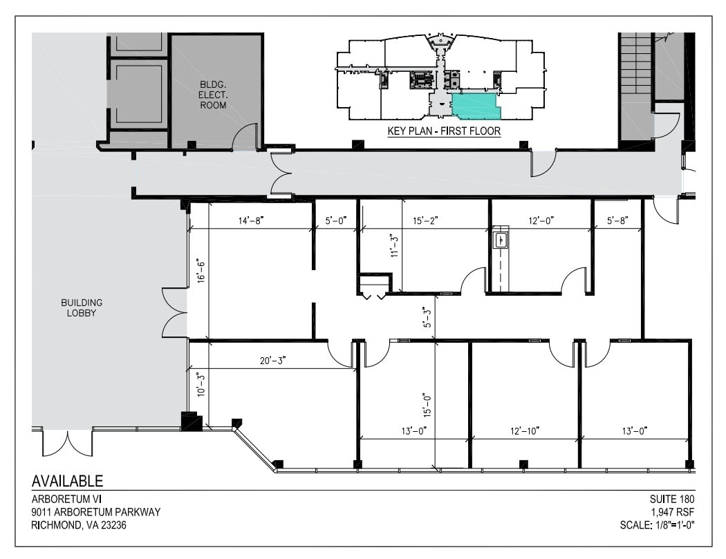 9011 Arboretum Pky, Richmond, VA à louer Plan d’étage- Image 1 de 1