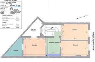 121 Avenue De Villiers, Paris à vendre Plan d’étage- Image 1 de 2