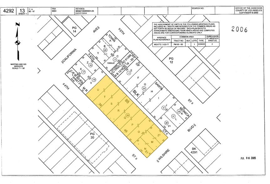 401 Wilshire Blvd, Santa Monica, CA à louer - Plan cadastral - Image 1 de 11