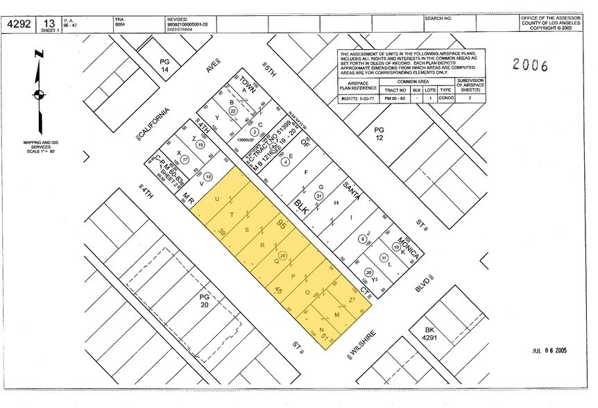 401 Wilshire Blvd, Santa Monica, CA à louer - Plan cadastral - Image 2 de 35