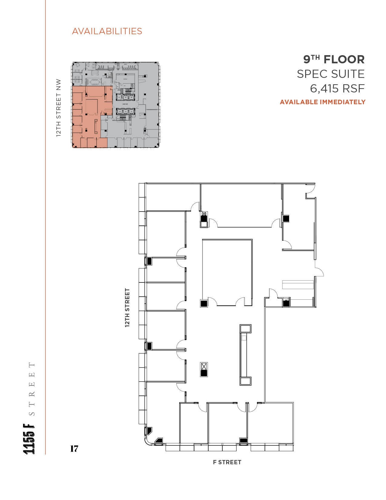 1155 F St NW, Washington, DC for lease Floor Plan- Image 1 of 1