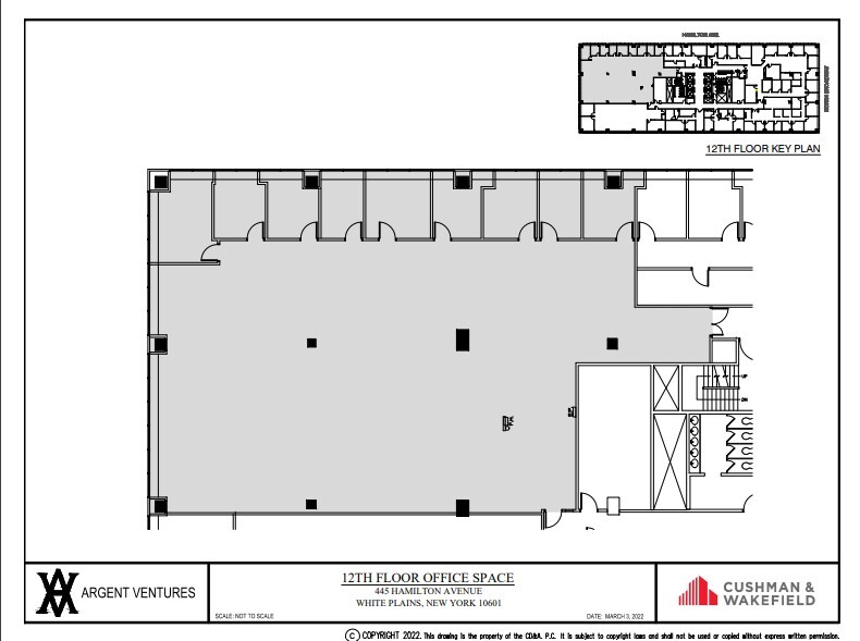 445 Hamilton Ave, White Plains, NY à louer Plan d’étage- Image 1 de 1