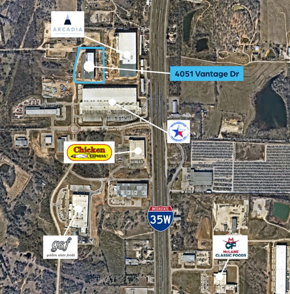 4051 Vantage Dr, Burleson, TX for lease - Aerial - Image 2 of 5