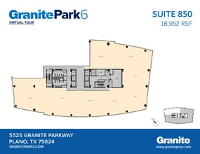 5525 Granite Parkway, Plano, TX for lease Floor Plan- Image 1 of 2