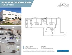 4090 Mapleshade Ln, Plano, TX for lease Floor Plan- Image 2 of 2