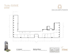 2200 Ross Ave, Dallas, TX à louer Plan d  tage- Image 1 de 1