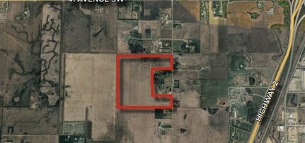 5010 127 St SW, Edmonton, AB - AERIAL  map view